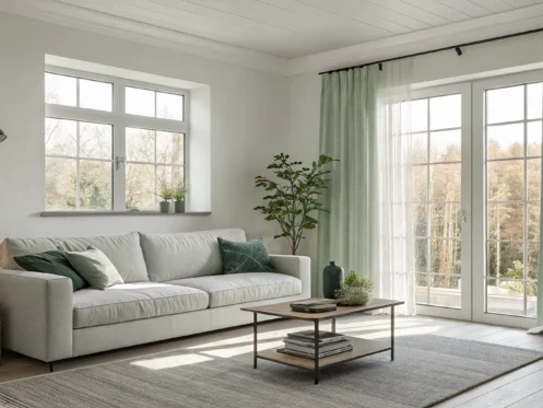 A clean living room, vital for protecting your health from the effects of black mold exposure.