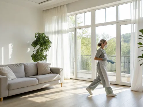 A professional hired to remove a stubborn odor from a house.